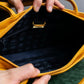 "LOEWE" Horizontal design vivid yellow color amazona bag