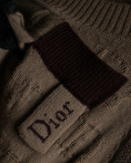"Christian Dior" John Galliano period elbow patch knit
