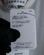 "MAISON MARGIELA" Stitch design net sheer tank top