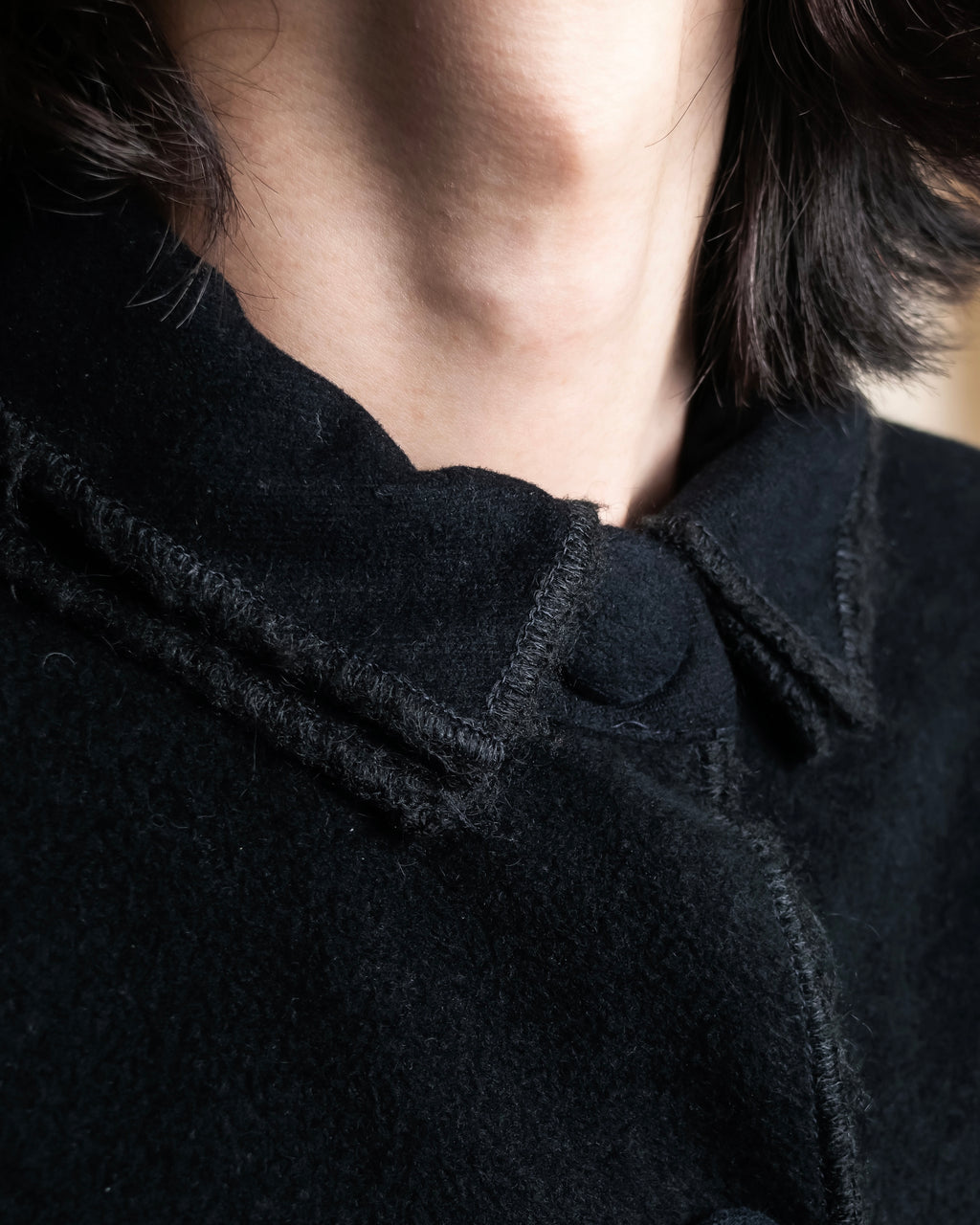 "FENDI" 00'sDouble collar design flared silhouette coat