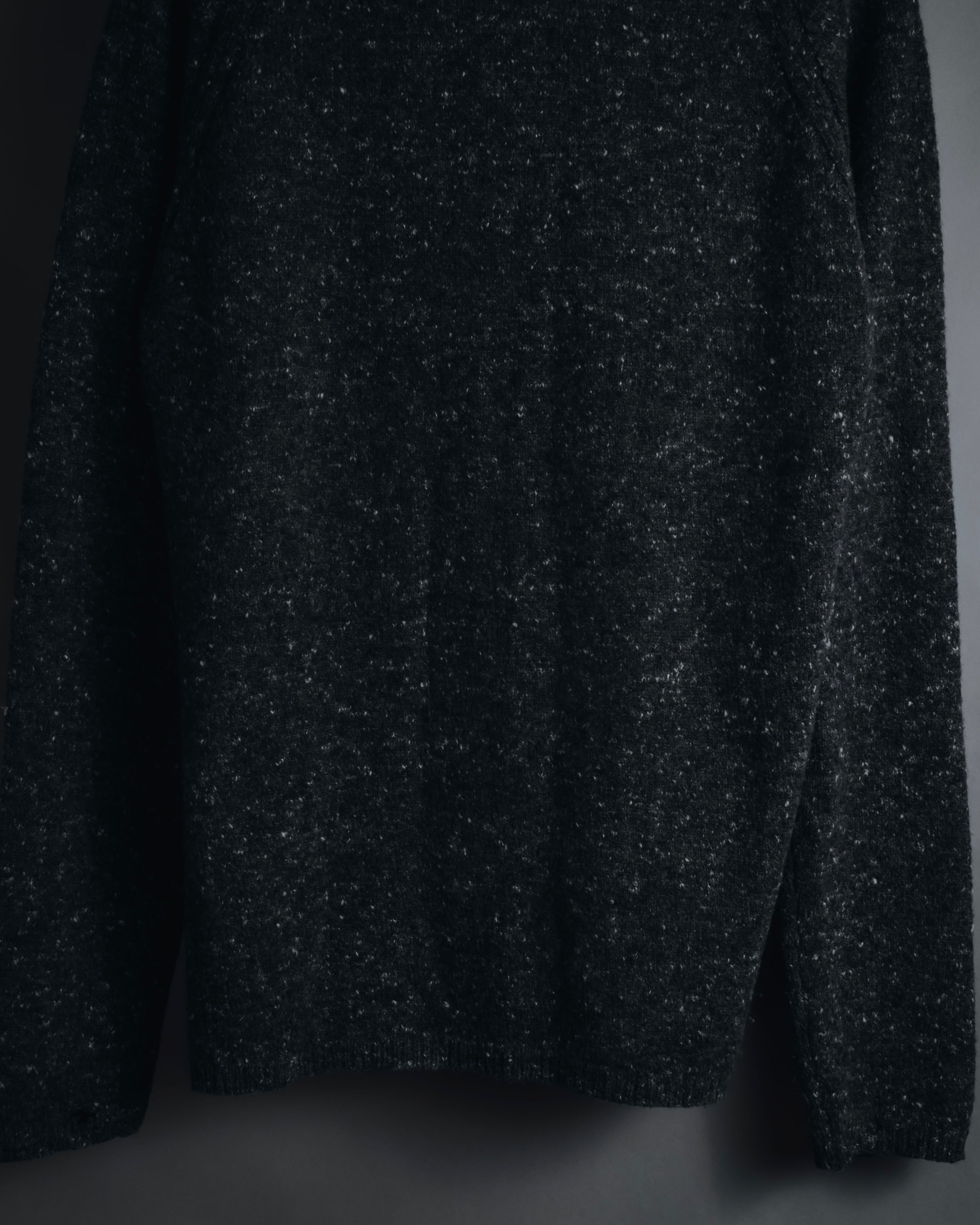 "DOLCE & GABBANA" 00’s-10’s Textured cashmere blend raglan knit