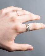 "Tiffany&Co" Paloma picasso love and kiss xo motif ring