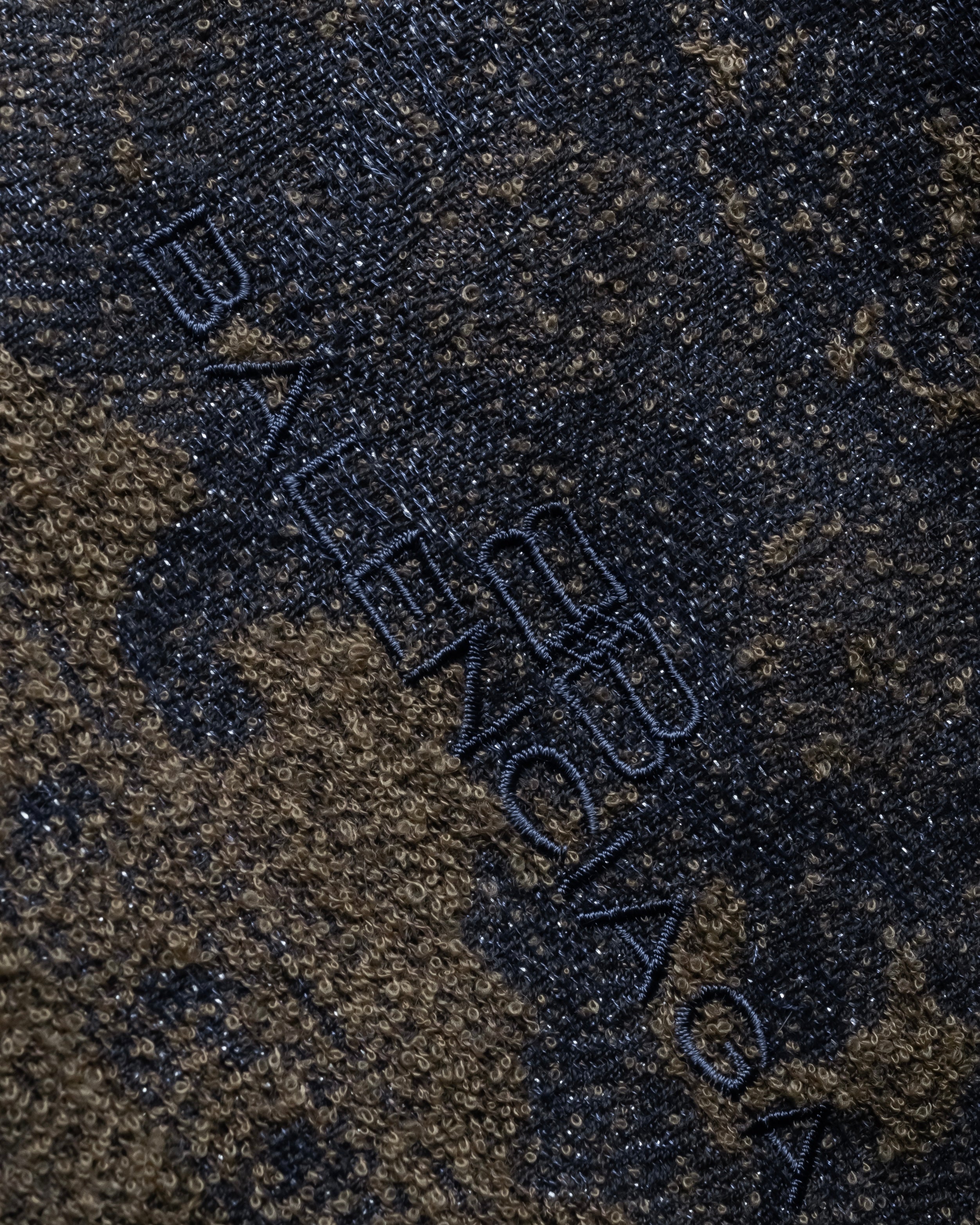 "BALENCIAGA" Large size lame jacquard weave stole