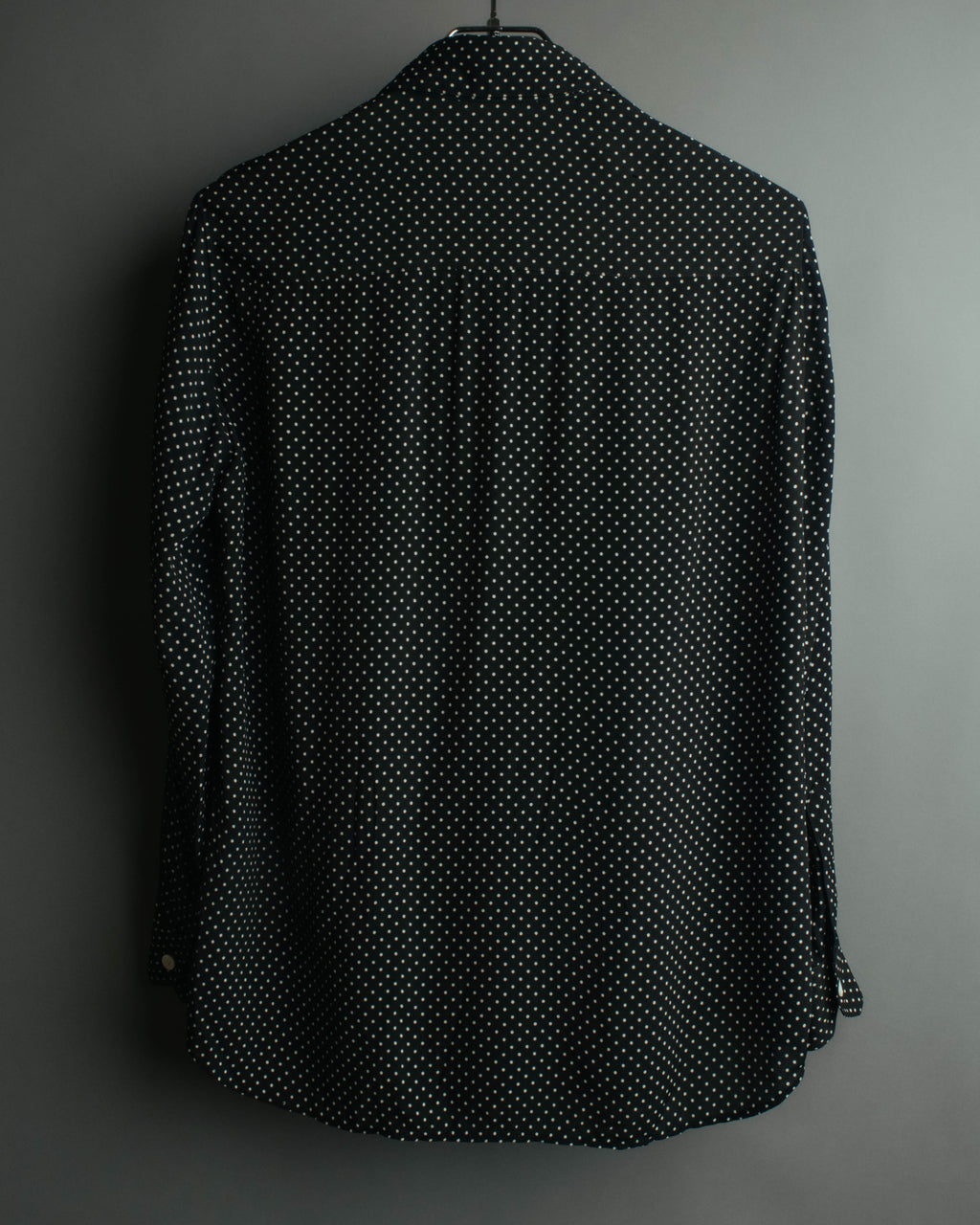 "CELINE" 2010's-2020's Polka dot viscose long sleeve shirt