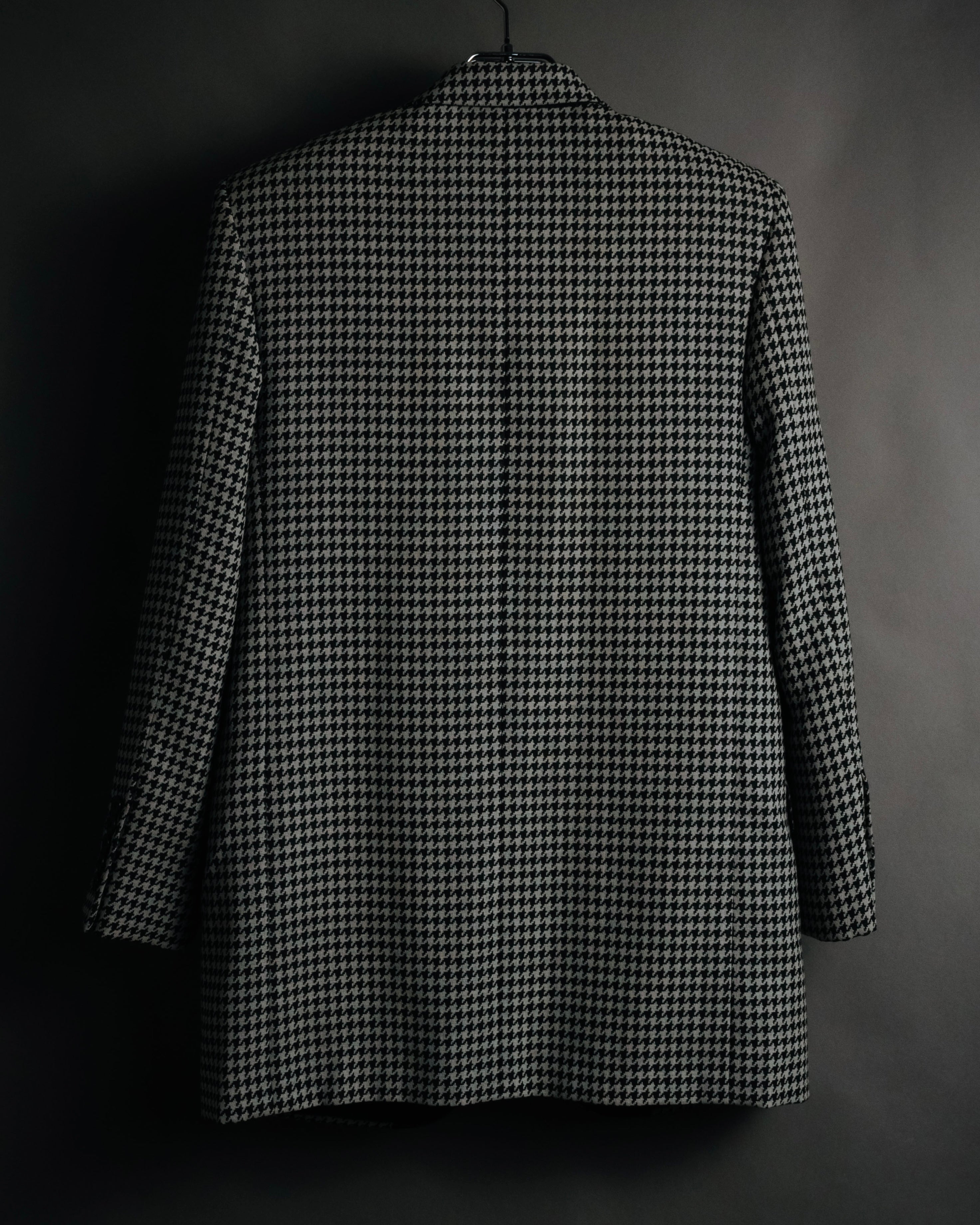 –SPECIAL– "SAINT LAURENT PARIS"
10’s Houndstooth leather-lapel peak blazer