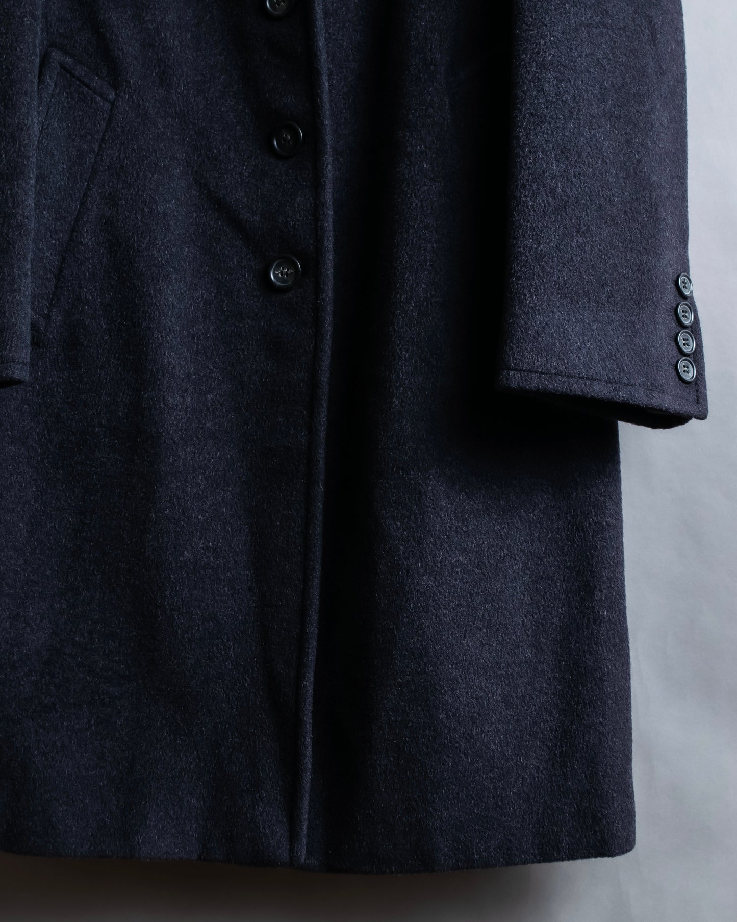 "Max Mara" Straight line silhouette single breasted chester coat