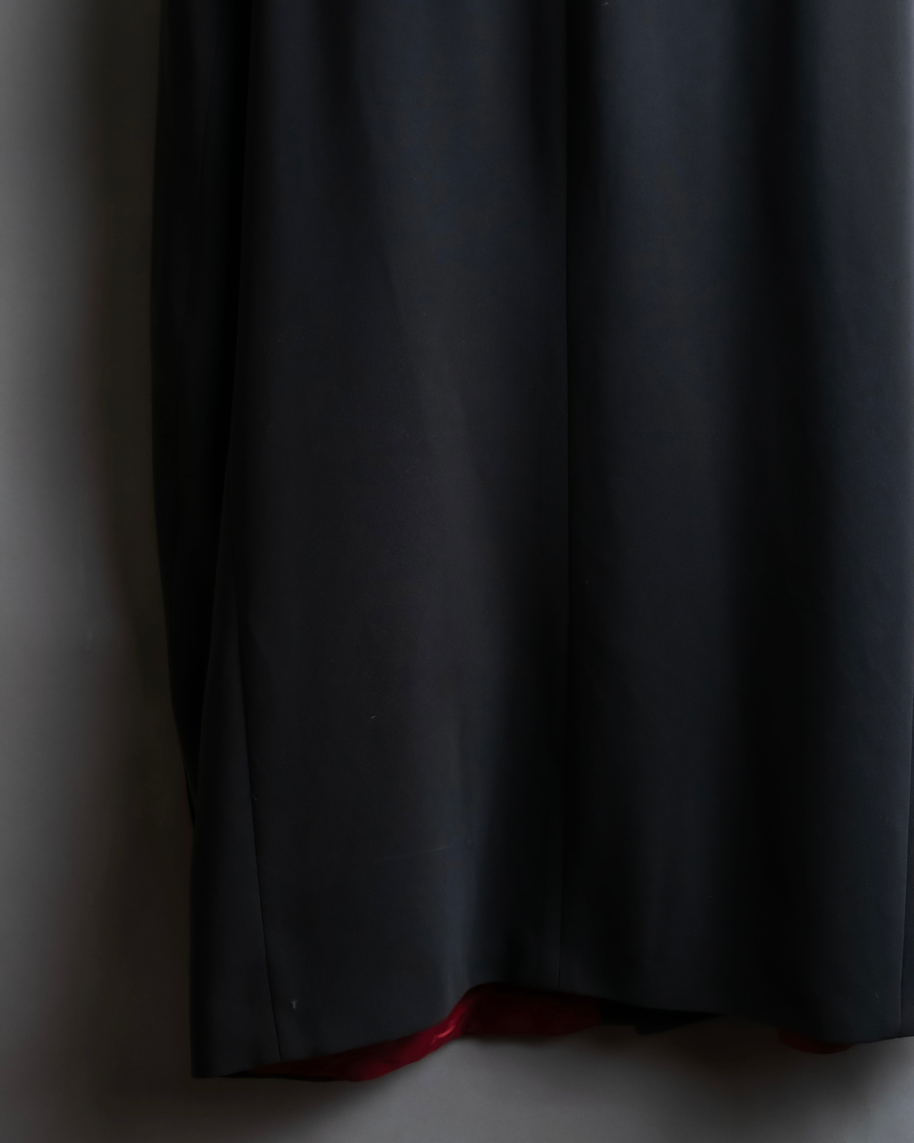 "TOSSARI" Shiny hidden zipper design tailored jacket