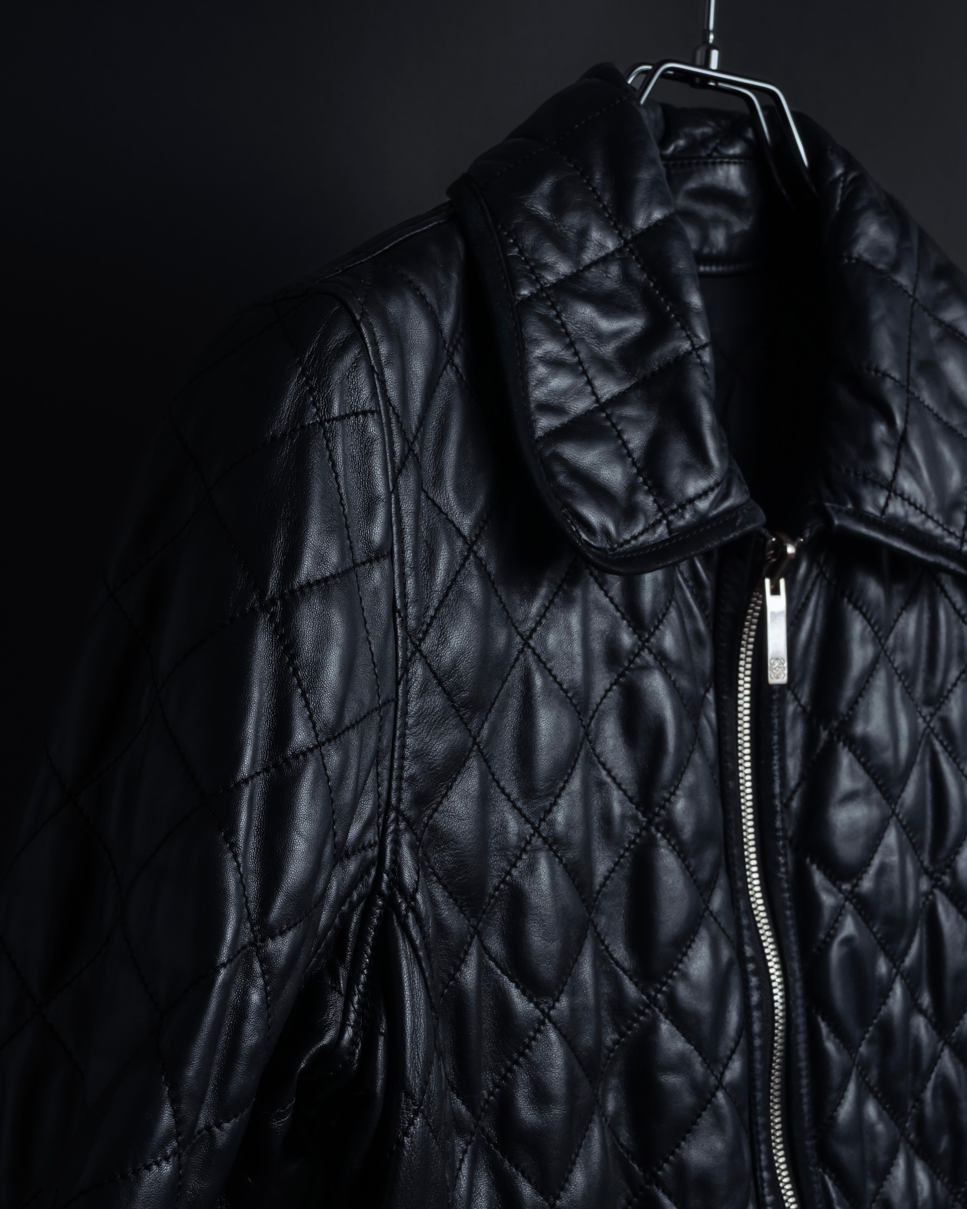 -SPECIAL- "LOEWE" 2009-2013's Quilted design reversible lambskin jacket