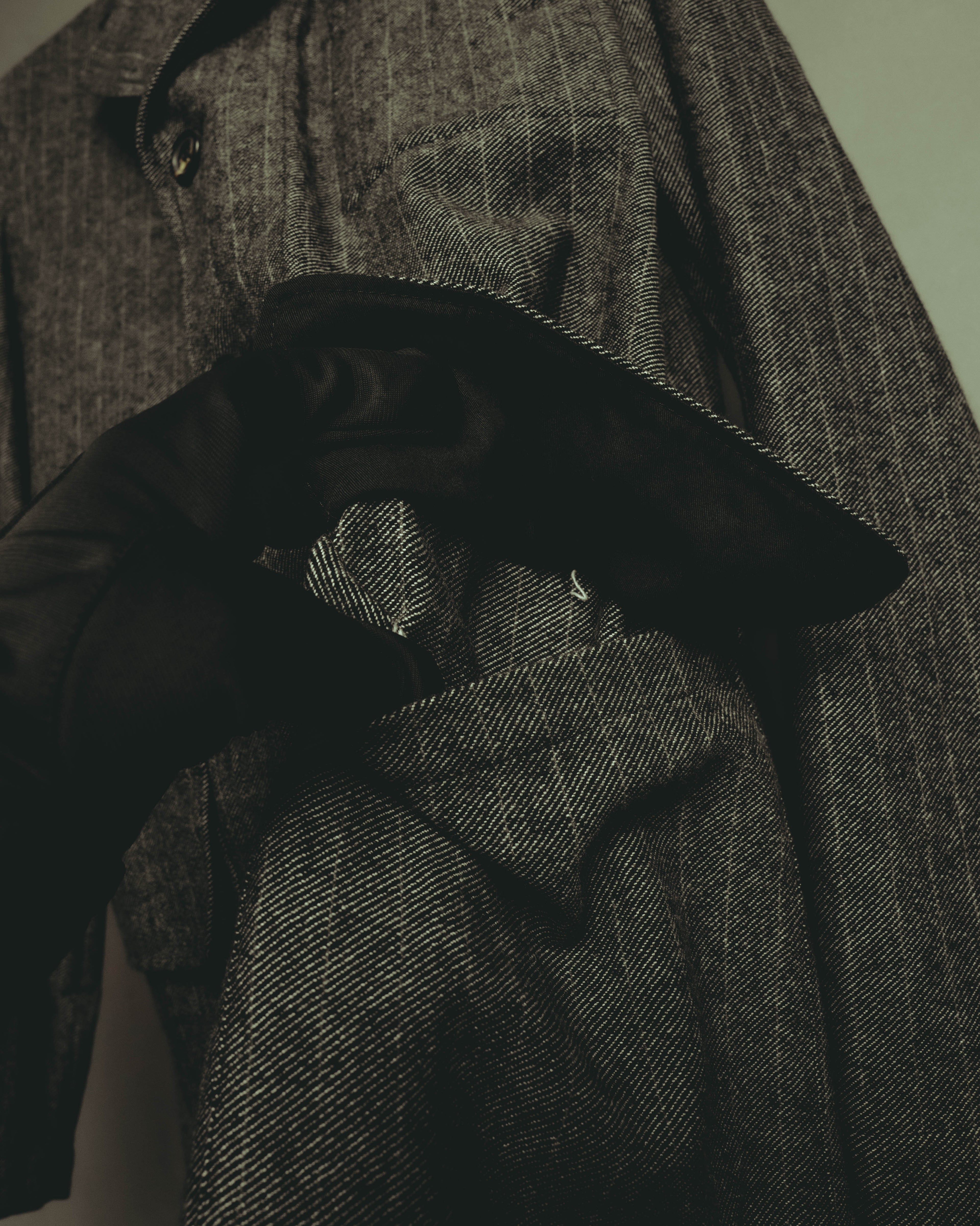 “COMME des GARÇONS SHIRT” 2000's- layered pocket print tailored jacket
