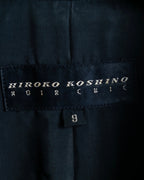 Hiroko Koshino Thin Long Embroidered Coat