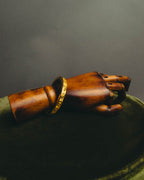 “Christian Dior” 80’s-90’s CD monogram gold tone bangle