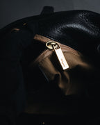 “Salvatore Ferragamo” Pebbled leather gancini hobo shoulder bag