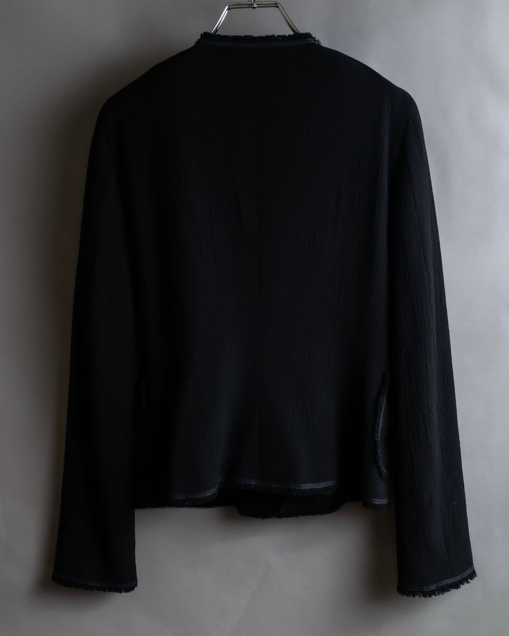 "MOSCHINO" Object sewn design tweed jacket