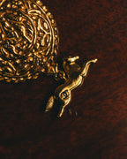 -SPECIAL- “CHANEL” 90’s-00’s Horse motif medallion chain necklace