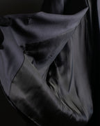 Vintage shoulder construction peak lapel tailored jacket