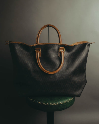 "Christian Dior" 70's-80's Honeycomb travel bag