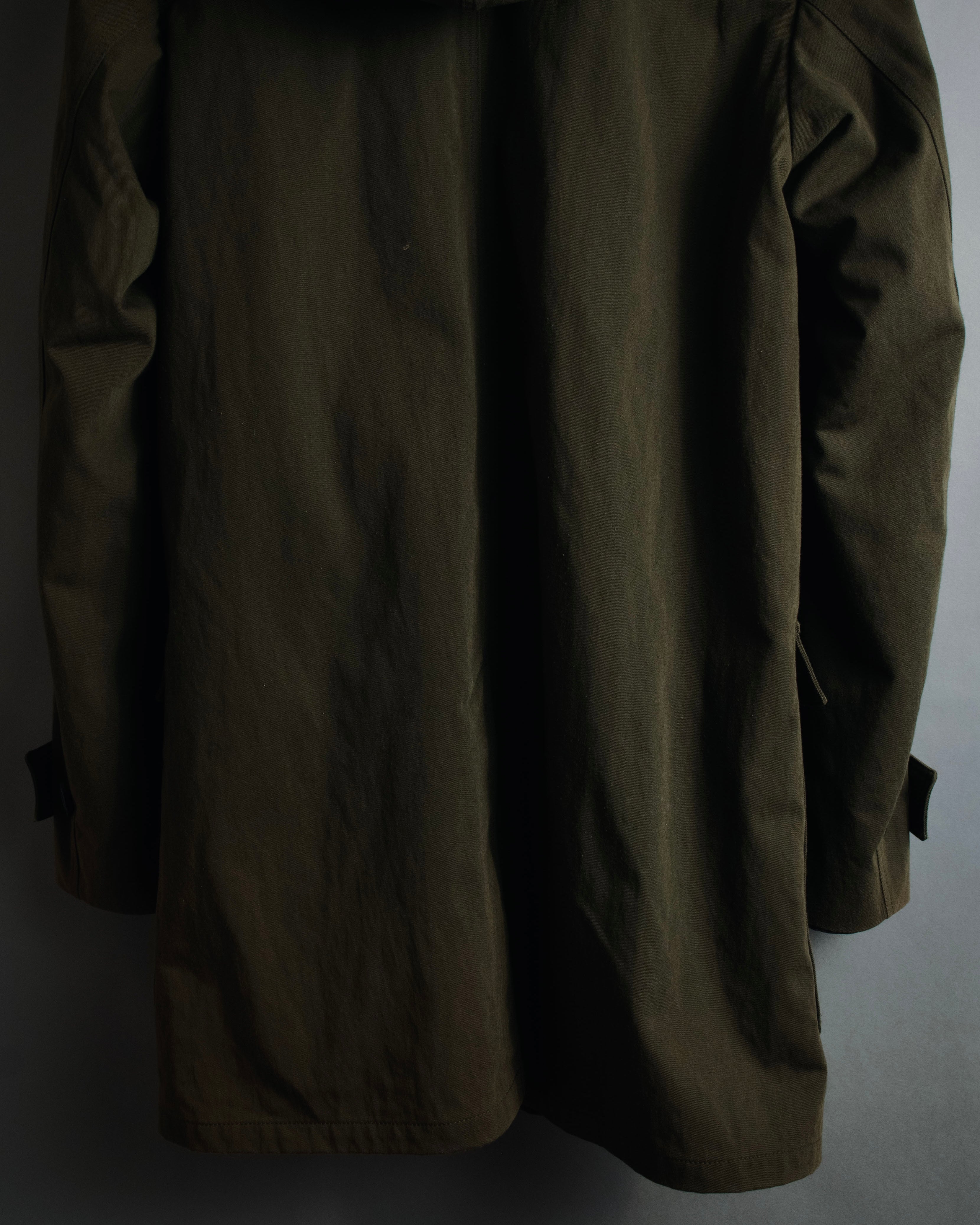 "Dior" 22AW Kim Jones design military detail hooded coat