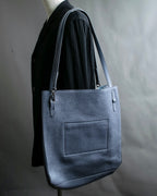 “JIL SANDER” beautiful sky blue leather shoulder bag