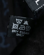 "CHANEL" Coco Mark scattered sheer large scarf