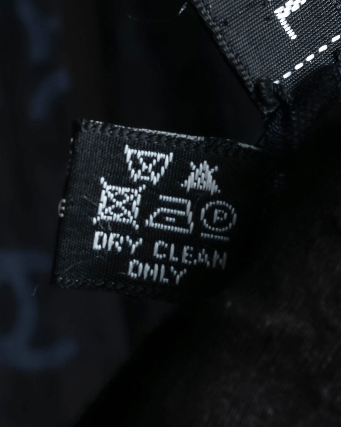 "CHANEL" Coco Mark scattered sheer large scarf