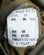 "BURBERRYS" Iridescent belted oversized trench coat