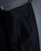 "YVES SAINT LAURENT" Strongly tailored shaped wool set up