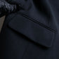 "HERMES" Darted shape no collar back zip jacket