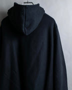 "BALENCIAGA" Oversized poncho flare silhouette hoodie