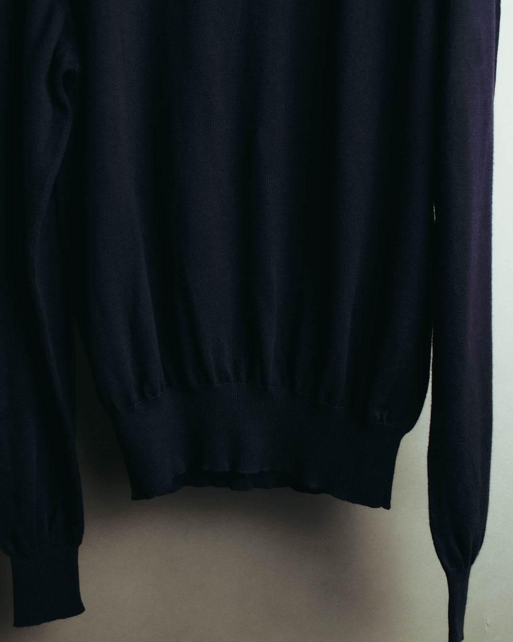 "Loro Piana" 00's-10's Refined cotton half-zip sweater