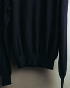 "Loro Piana" 00's-10's Refined cotton half-zip sweater