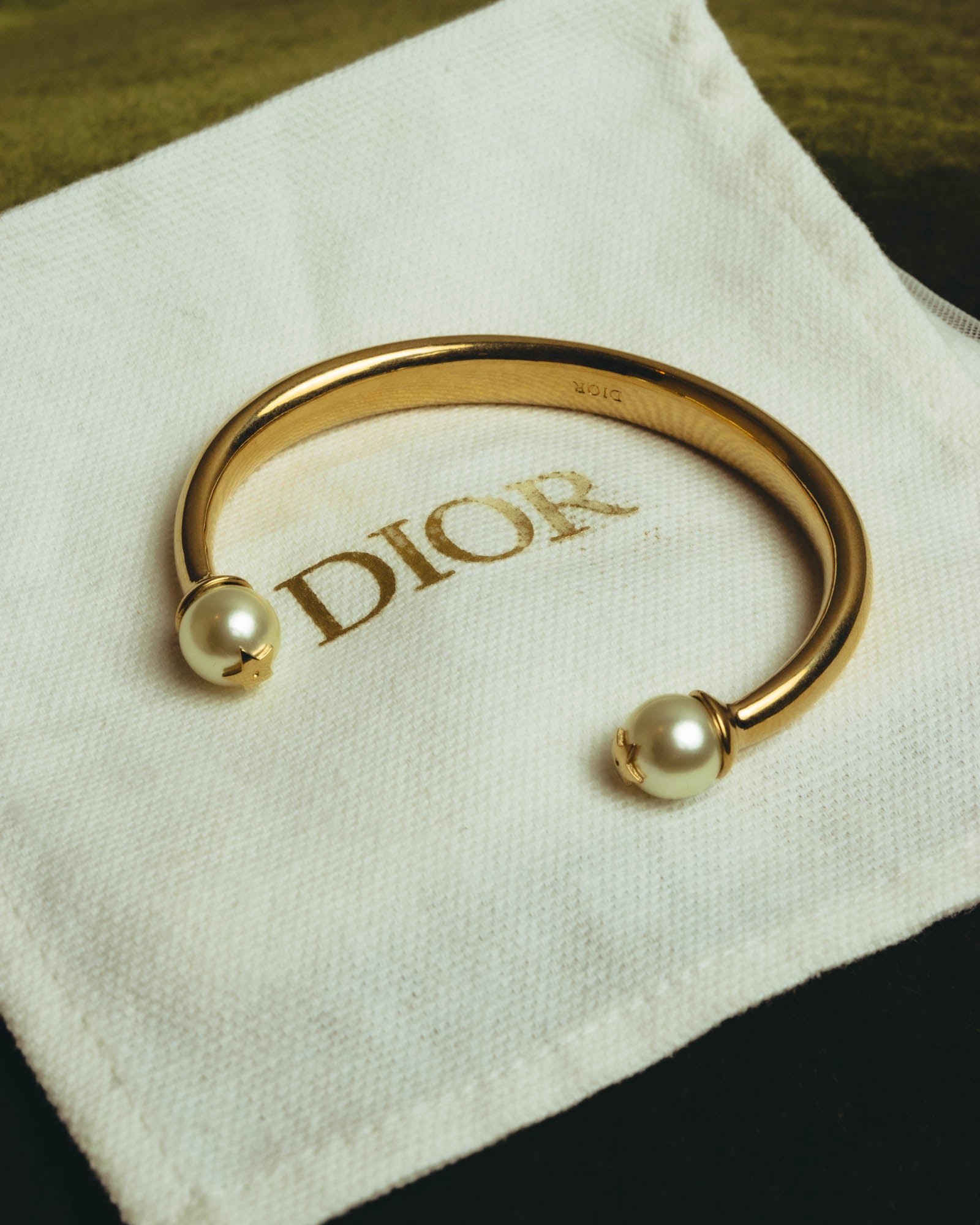 DIOR (ディオール) - バングル - ゴールド - パール スターモチーフ