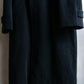 "YVES SAINT LAURENT" Fly front soutien collar mid length coat