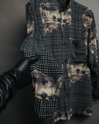 –SPECIAL– “Christian Dior” 80’s-90’s archival toile print shirt