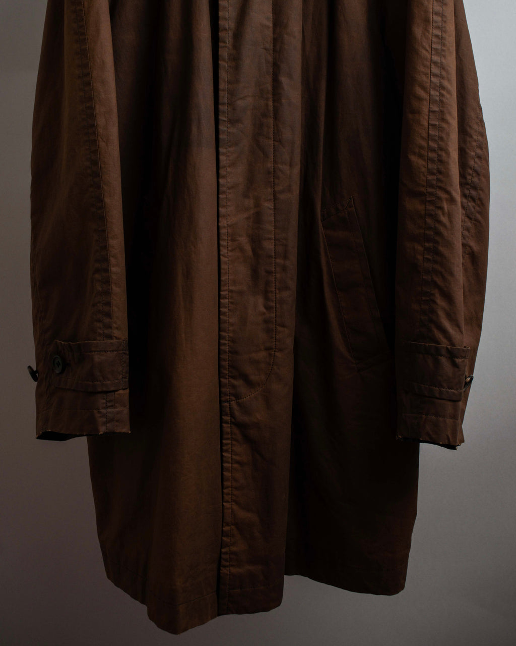 "COMME des GARCONS HOMME"
03AW corduroy collar design stand collar long coat