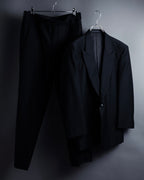 "YVES SAINT LAURENT" Strongly tailored shaped wool set up