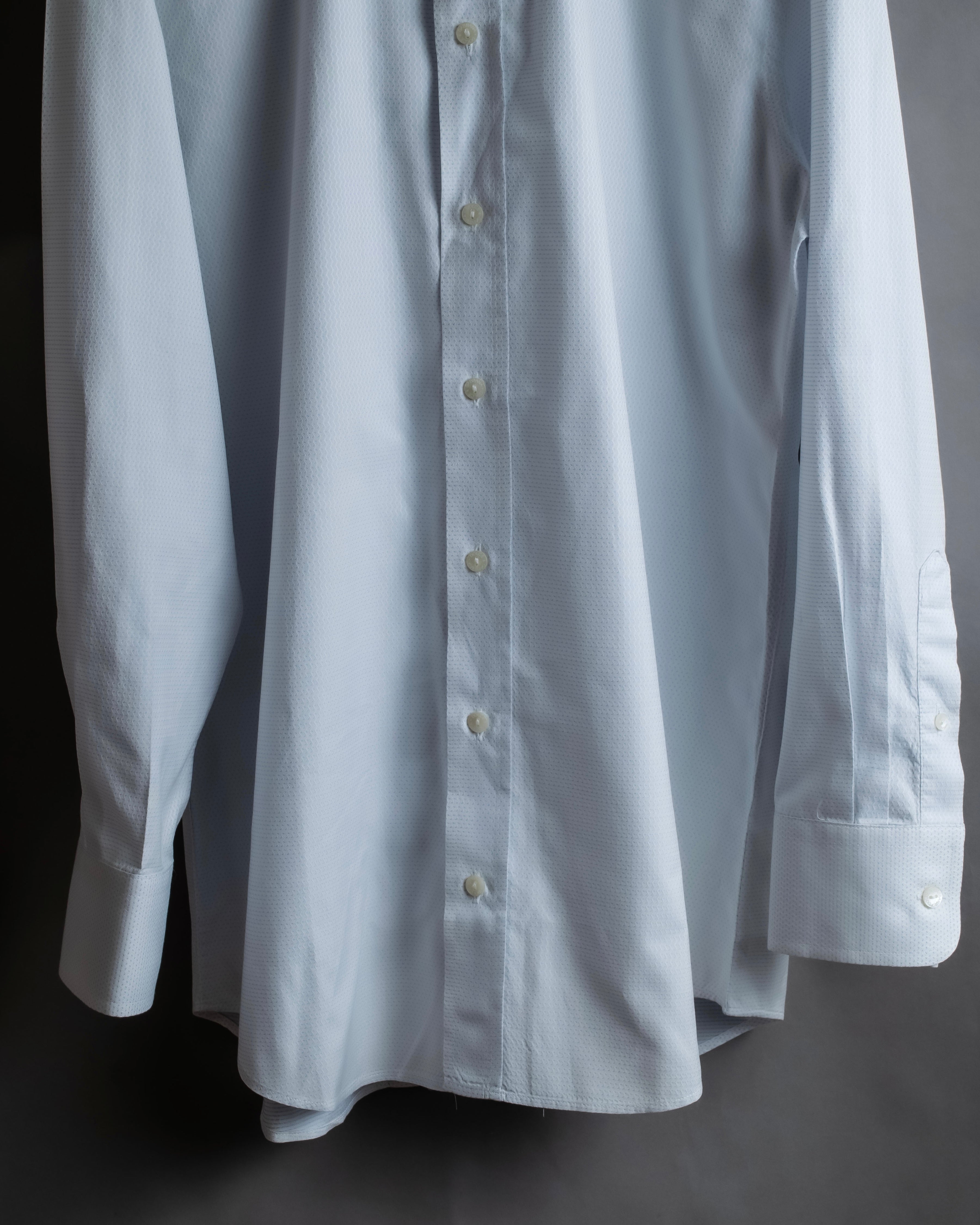 "Dolce & Gabbana" Geometric print slim fit shirt