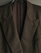 "BURBERRY LONDON" 00's-10's Classic striped double-breasted wool suit