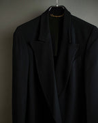 "GUCCI" Three-dimensional lapel design draped tailored jacket