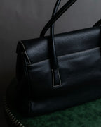 "Salvatore Ferragamo" Gancini motif design leather one-handle bag