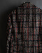 "Ernesto" Multicolor checked tailored jacket