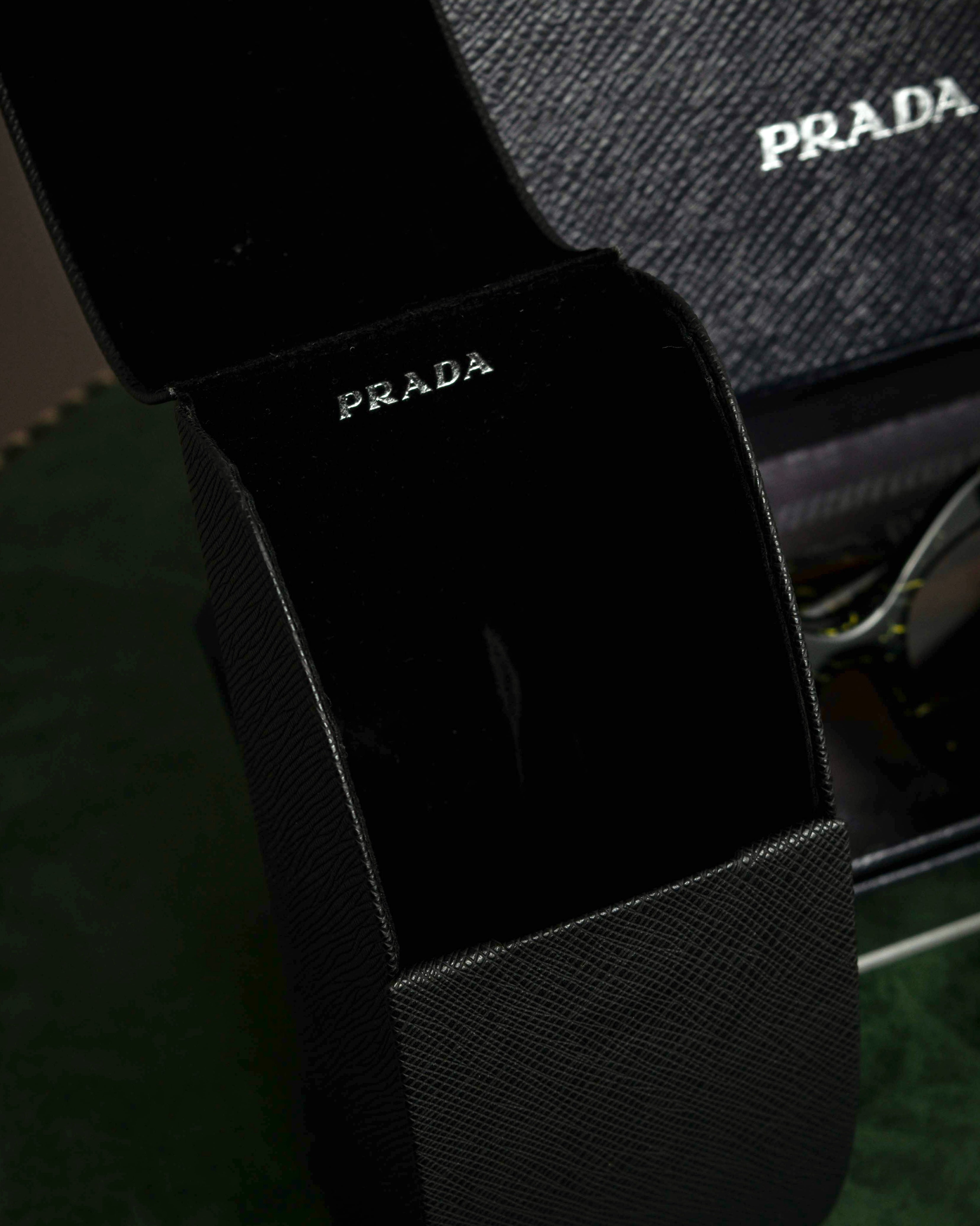 "PRADA" Yellow marble acetate sunglasses