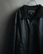 -MOOD MILLÉSIMES- 80’s-90’s softly draped leather bomber jacket