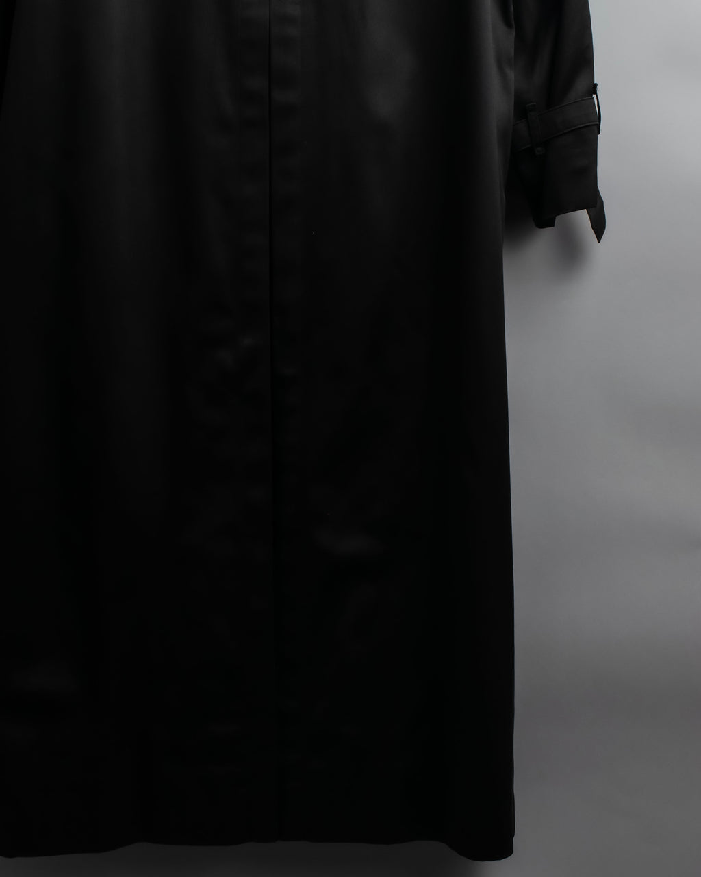 "BURBERRYS" Traditional detail double-breasted stand color trench coat