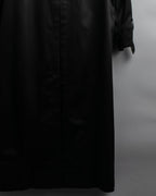 "BURBERRYS" Traditional detail double-breasted stand color trench coat