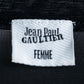 “Jean Paul Gautier” Fringe detailed  asymmetry shear top