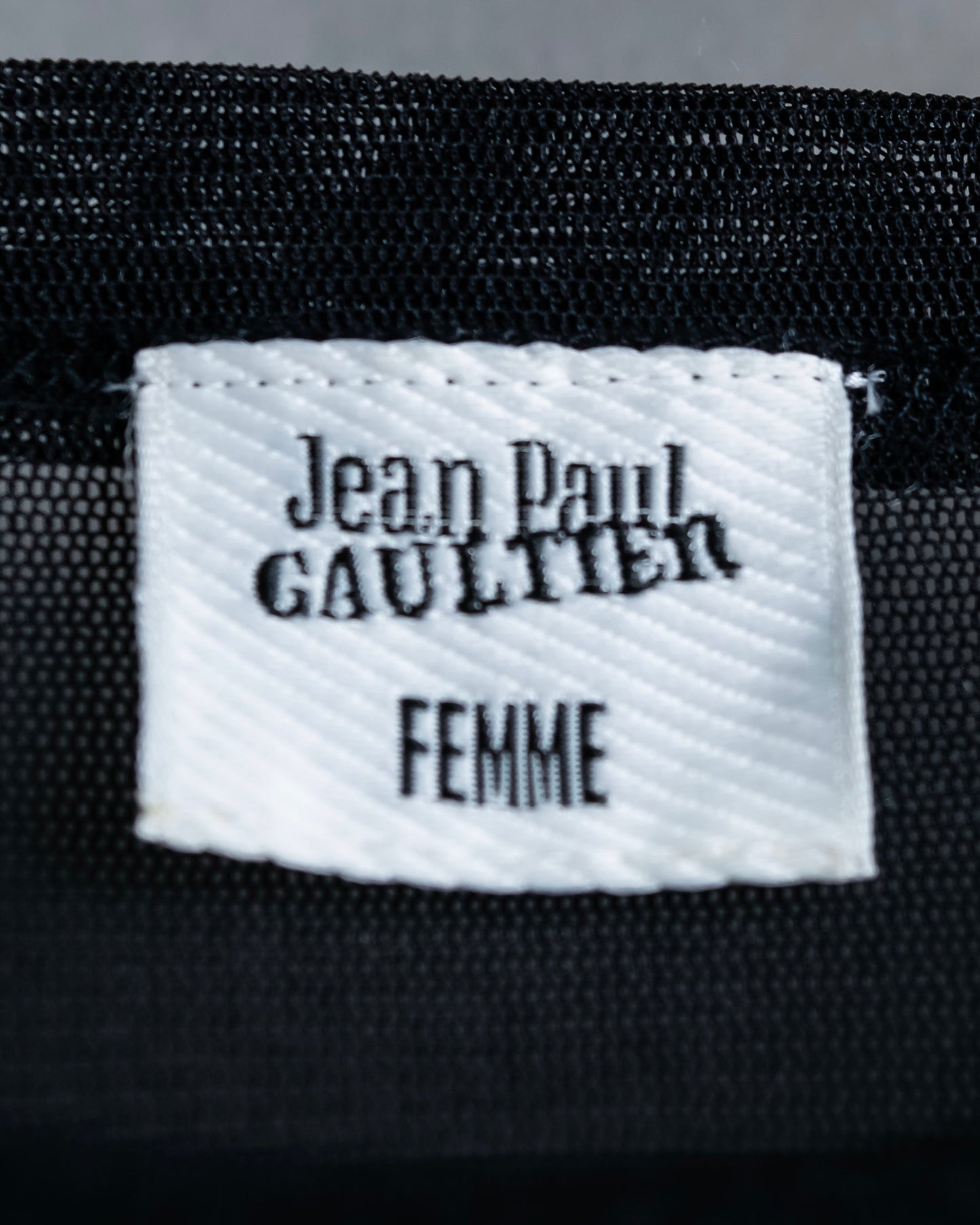 “Jean Paul Gautier” Fringe detailed  asymmetry shear top
