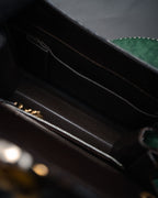 –SPECIAL– “GUCCI” 50’s-60’s Crocodile leather top handle bag