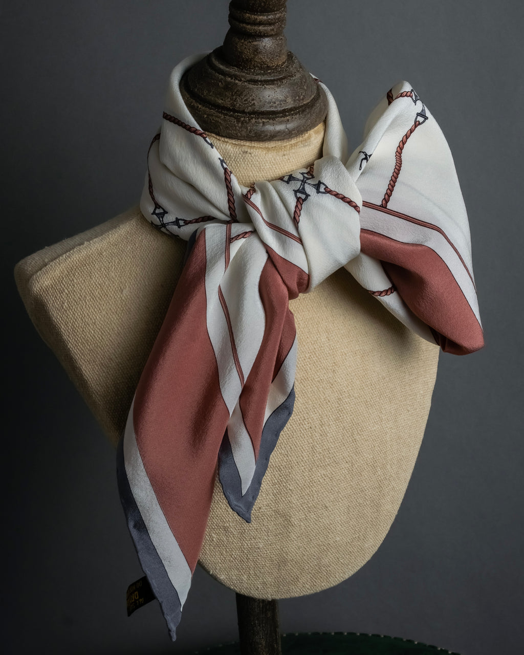 "CELINE" Horse-drawn carriage design silk scarf