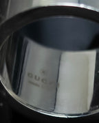 “GUCCI” G logo silver 925 ring