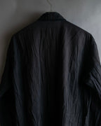 "PLEATS PLEASE ISSEY MIYAKE"
 Irregularly washed shirt jacket